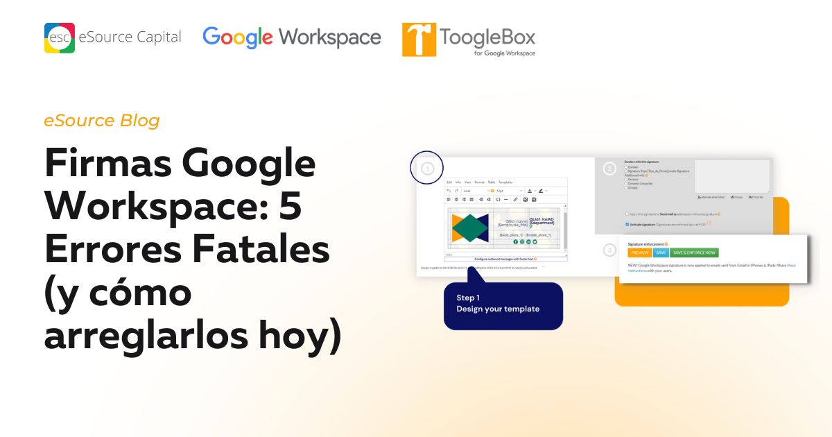 Firmas Google Workspace: 5 Errores Fatales (y Cómo Arreglarlos Hoy)